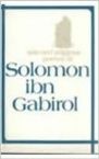 Selected Religious Poems of Solomon ibn Gabirol (JPS Library of Jewish Classics)